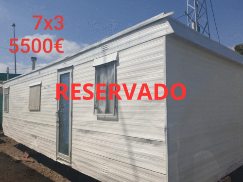Casa móvil usada de 7x3 con 2 dormitorios